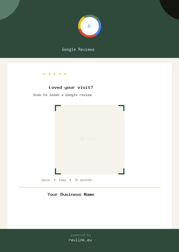 Google Review Card — Demo